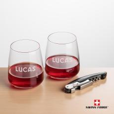 Swiss Force Opener & Dunhill Stemless Wine - Barware