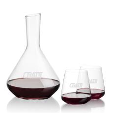 Terrassa Carafe & Breckland Stemless Wine - Barware