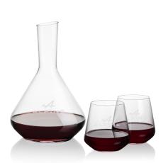 Terrassa Carafe & Cannes Stemless Wine - Barware