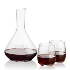 Terrassa Carafe & Crestview Stemless Wine - Barware