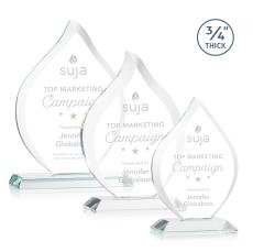 Worthington Clear Flame Crystal Award - Awards and Trophies