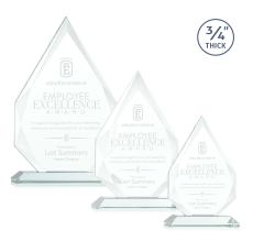 Hawthorne Jade Peaks Glass Award - Glass Awards