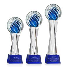 Genista Globe on Grafton Base Glass Award - Glass Awards