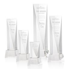 Easton Clear on Base Towers Crystal Award - Awards and Trophies