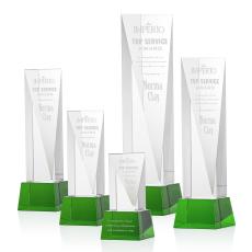 Easton Green on Base Towers Crystal Award - Awards and Trophies