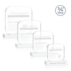 App White Square / Cube Crystal Award - Desktop Awards