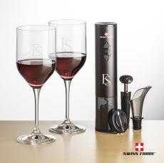 Swiss Force Opener Set & Belmont Wine - Corporate Gifts