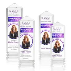 Rosedale Full Color Obelisk Acrylic Award - Acrylic Awards