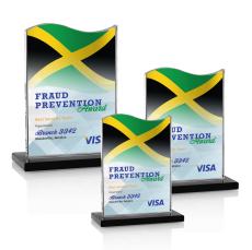 Unity Full Color Black Unique Crystal Award - Unique Awards