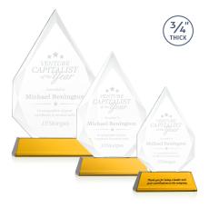 Hawthorne Amber on Newhaven Peaks Crystal Award - Crystal Awards