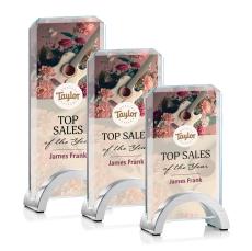 Ravel Full Color Rectangle Crystal Award - Awards and Trophies