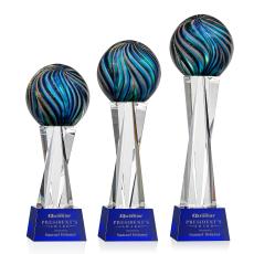 Malton Globe on Grafton Base Glass Award - Glass Awards