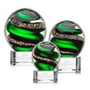 Zodiac Clear on Paragon Base Globe Glass Award
