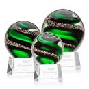 Zodiac Clear on Robson Base Globe Glass Award