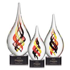 Nottingham on Paragon Base - Black - Glass Awards