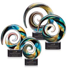 Nazare Black on Paragon Circle Glass Award - Glass Awards