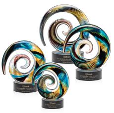 Nazare Black on Stanrich Circle Glass Award - Glass Awards