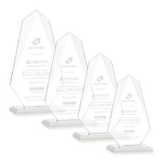 Jemma White Peaks Crystal Award - Awards and Trophies