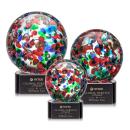 Fantasia Black on Paragon Base Globe Glass Award