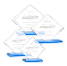 Griffith Sky Blue Diamond Crystal Award - Awards and Trophies