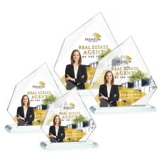 Lexus Full Color Clear Peaks Crystal Award - Full Color Imprint