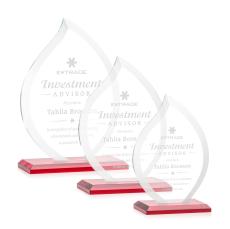 Nestor Red Flame Crystal Award - Crystal Awards