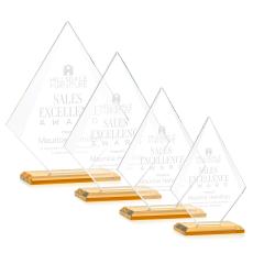 Rideau Amber Diamond Crystal Award - Crystal Awards