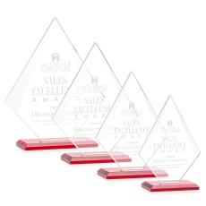 Rideau Red  Diamond Crystal Award - Crystal Awards