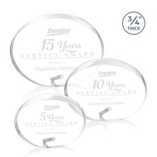 Rawlins Silver Circle Acrylic Award - Acrylic Awards