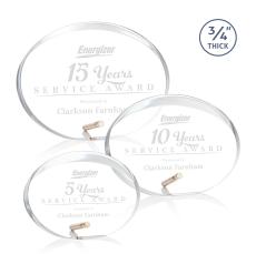 Rawlins Gold Circle Acrylic Award - Awards and Trophies