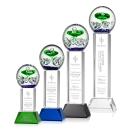 Aquarius Clear on Stowe Base Towers Glass Award