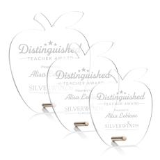 Polaris Apple Gold Acrylic Award - Awards and Trophies