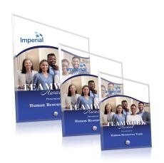 Polaris Peak Full Color Silver Peaks Acrylic Award - Full Color Imprint