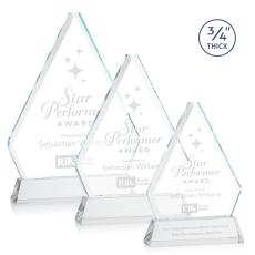 Fyreside Clear on Newhaven Diamond Crystal Award - Crystal Awards