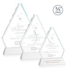 Fyreside White on Newhaven Diamond Crystal Award - Crystal Awards