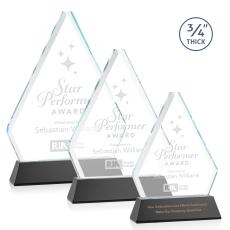 Fyreside Black on Newhaven Diamond Crystal Award - Crystal Awards