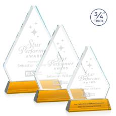 Fyreside Amber on Newhaven Diamond Crystal Award - Crystal Awards