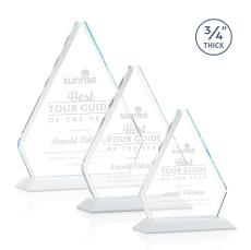 Fyreside White Diamond Crystal Award - Crystal Awards