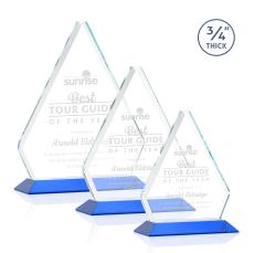 Fyreside Blue Diamond Crystal Award - Crystal Awards