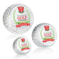 Golf Ball Full Color Paperweight - Golf Awards