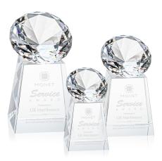 Celestina Gemstone Diamond Crystal Award - Crystal Awards