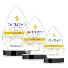 Idaho Full Color Black Peaks Crystal Award - Awards and Trophies