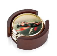 Danville Full Color Coaster on Colfax Base - Set of 4  - Coasters