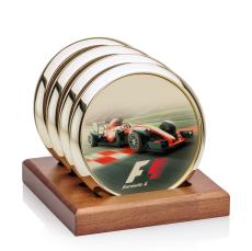 Danville Full Color Coaster on Porterfield Base - Set of 4  - Coasters