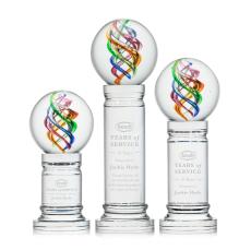 Galileo Globe on Colverstone Base Glass Award - Glass Awards