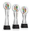 Galileo Black on Grafton Base Globe Glass Award