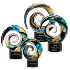 Nazare Black on Marvel Circle Glass Award - Glass Awards