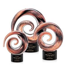 Brighton Black on Marvel Circle Glass Award - Glass Awards