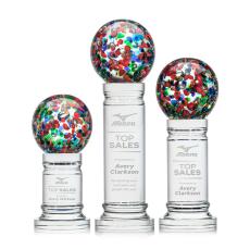 Fantasia Globe on Colverstone Base Glass Award - Glass Awards