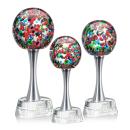 Fantasia Globe on Willshire Base Glass Award